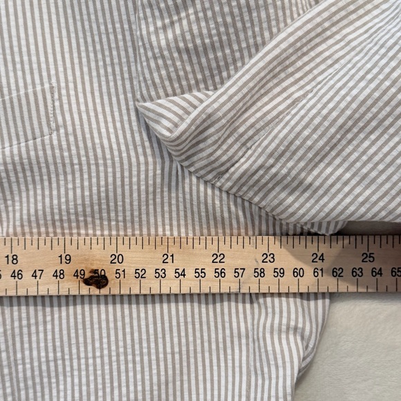 Saddlebred Blue & White Seersucker Blazer | 48L | 100% Cotton - Picture 4 of 9